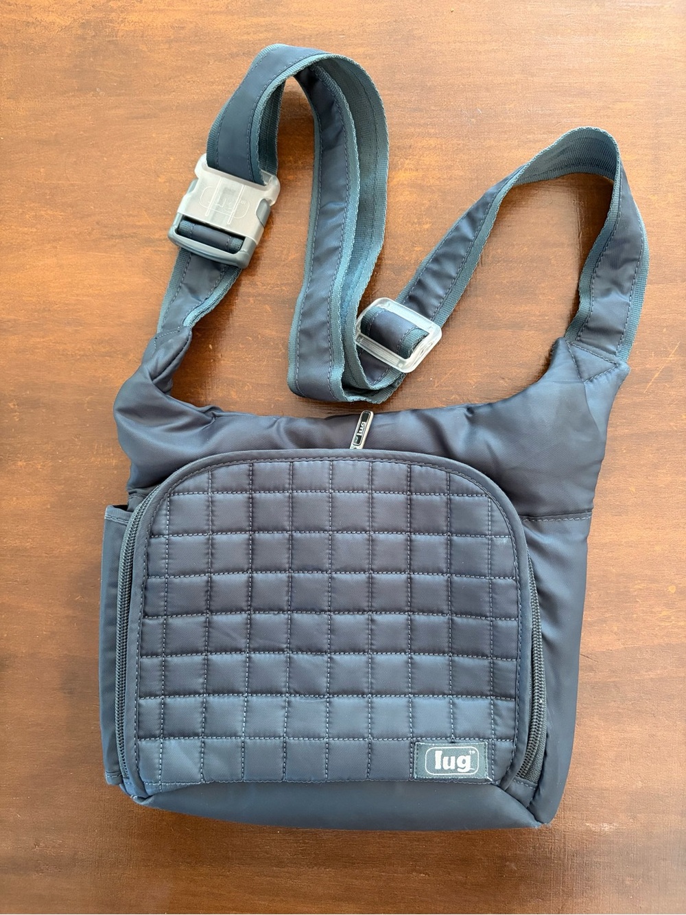 lug Sidecar Crossbody Bag with Adjustable Strap